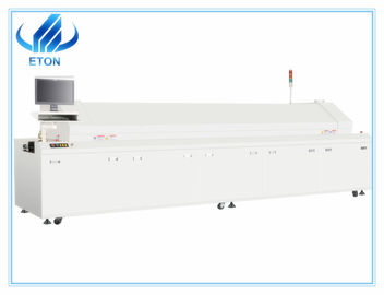 Top Lead Free SMT Reflow Oven High Precision Temp Control With Ten Heating Zones